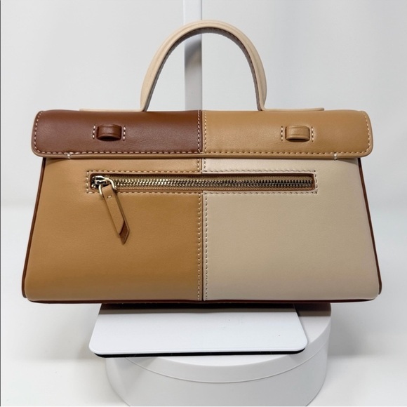 Cafuné Stance in camel and umber Authentic NWT and dust bag and crossbody strap - Picture 3 of 11